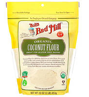 Bobs Red Mill, Органічна кокосова борошно з високим вмістом клітковини, не містить глютену, 16 унції (453 р)
