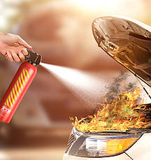 Автомобільний вогнегасник Baseus Fire-Fighting Hero Extinguisher Червоний (CRMHQ-09), фото 3