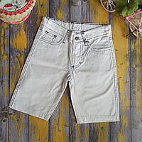 Белые джинсовые шорты мальчику Clacson, (122 см)