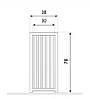 Вулична урна TrendDecor 0102, 53л. (метал/*дпк дошка з деревинно-полімерного композиту), фото 11