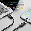Кабель зарядний Ugreen USB 2.0 Type-C to Type-C PD QC 4.0 1.5 М Black (US286), фото 8