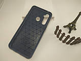 Чохол протиударний Slim Carbon Series для Realme 5 Pro, синій, карбоновий чохол реал мі 5 про, TPU, фото 11