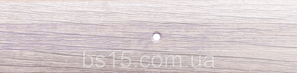 Поріг алюмінієвий 6 А 1,8 метра дуб вибілений 5х30мм приховане кріплення, фото 1