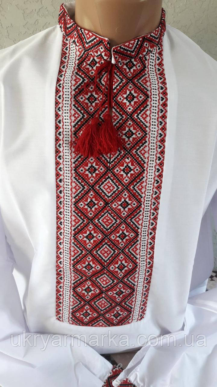 Вишивана сорочка "Кубік коломийський" з ручною вишивкою