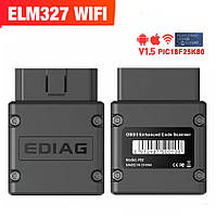 ДИАГНОСТИЧЕСКИЙ АВТОСКАНЕР EDIAG ELM327 V1.5 WIFI PIC18F25K80 Android/IOS