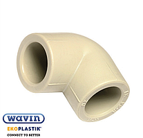 Коліно 90° Wavin EKOPLASTIK SKO02090RCT Ø20