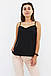 Молодіжна літня жіноча майка Evan, чорний, фото 3