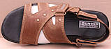 Босоніжки шкіряні чоловічі від виробника модель АМБ05, фото 4