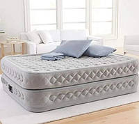 Надувная кровать со встроенным електронасосом Intex 64490 (203*152*51 см)