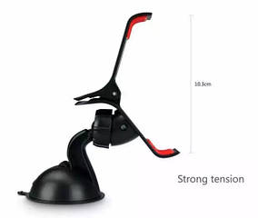 Тримач в авто для телефону Castle Q5 Black