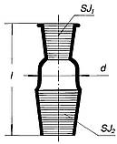 Переходник П-1-45/40-29/32, фото 2