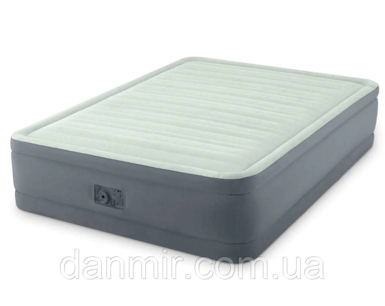 Надувне ліжко з вбудованим електронасосом Intex 64906 (203*152*46 см), двоспальне