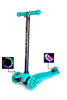 Самокат детский Scale Scooter Maxi Светящиеся колеса до 60 кг от 3 лет