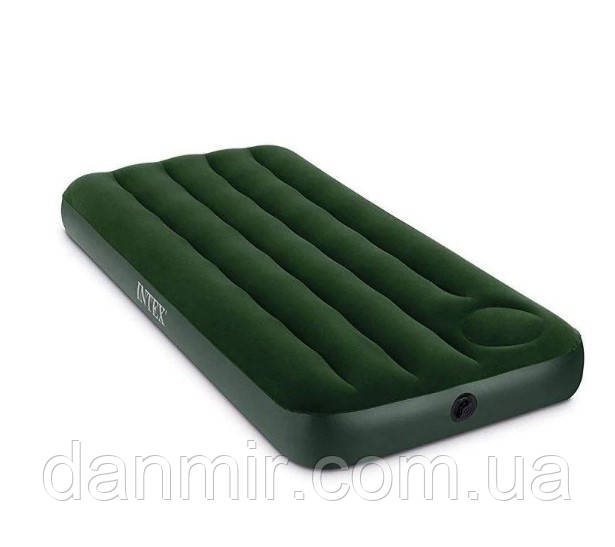 Надувний матрац Intex 66950 (191*76*22 см), з вбудованим насосом