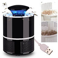 Лампа ловушка для комаров уничтожитель насекомых 5 Вт USB Mosquito Killer Lamp BLACK