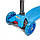 Самокат дитячий Scale Scooter Maxi Світяться колеса до 60 кг від 3 років Блакитний, фото 2