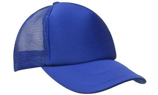 Кепка тракер із сіткою синя Headwear proffesional — RO3803, фото 1