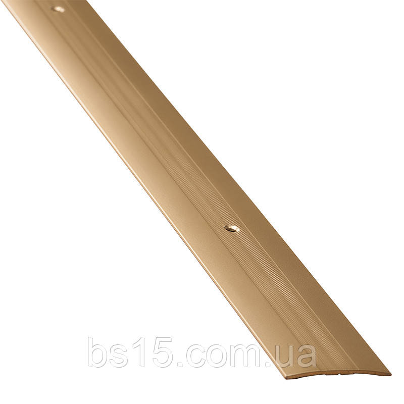 Пороги алюмінієві 5 А 1.8 метра золото 3х25мм, фото 1