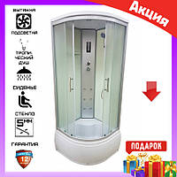 Душова кабіна з гідромасажем 80*80*215 см Atlantis AKL-1325P(XL)