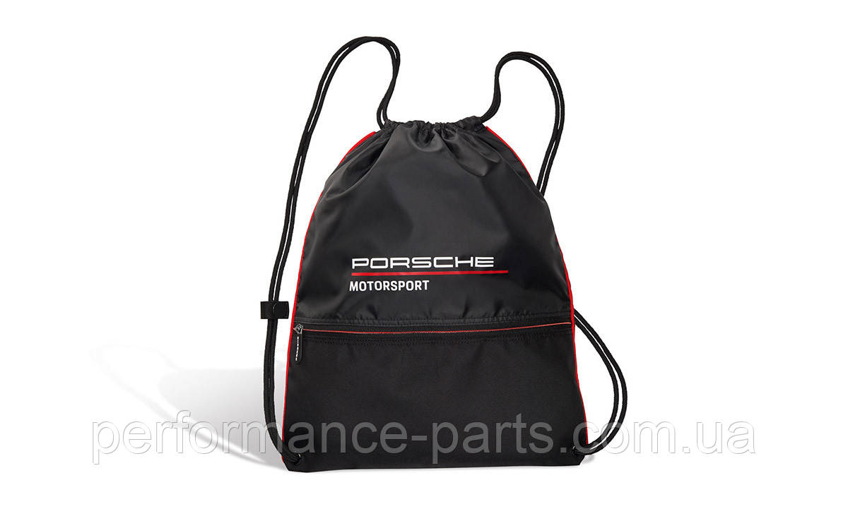 Сумка-рюкзак Porsche Motorsport Pull-bag - Rucksack, Black, артикул WAP0350010LFMS