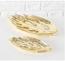 Набір 2-х декоративних піал з кераміки в золоті