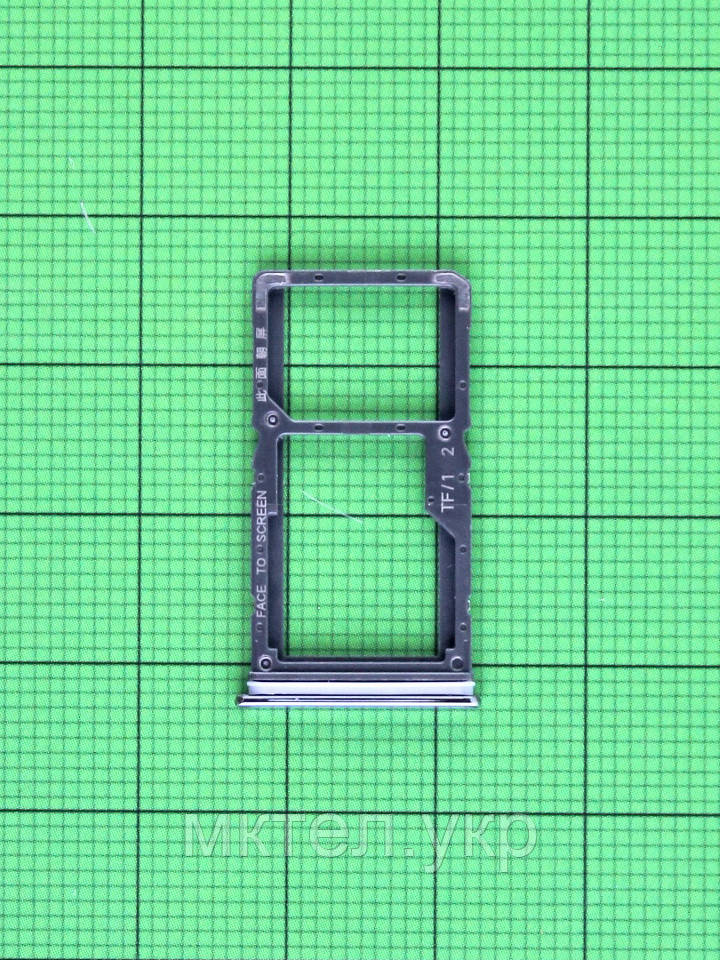 Тримач SIM карти Xiaomi Redmi Note 7 сріблястий Оригінал #481906500050