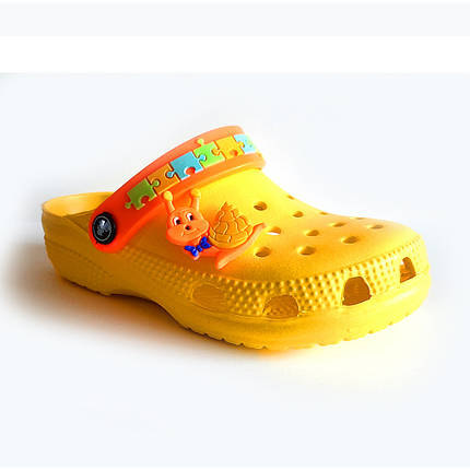 Сабо крокси дитячі 22-28 розмір Жовтий, фото 1