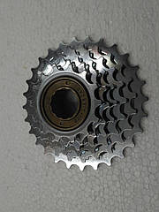 Зірка задня, трещітка 6 зірок, хром