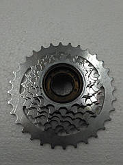 Зірка задня, трещітка 7 зірок, хром, велика зірка