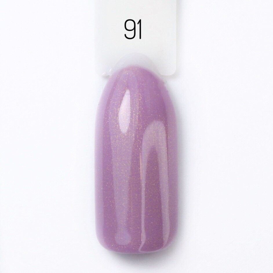 Гель-лак для нігтів Bravo №91 Перламутровий віолет Pearl violet 10мл