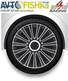 Ковпаки на колеса. Ковпаки колісні ARGO R16 Lemans SILVER/BLACK. Колпаки на диски