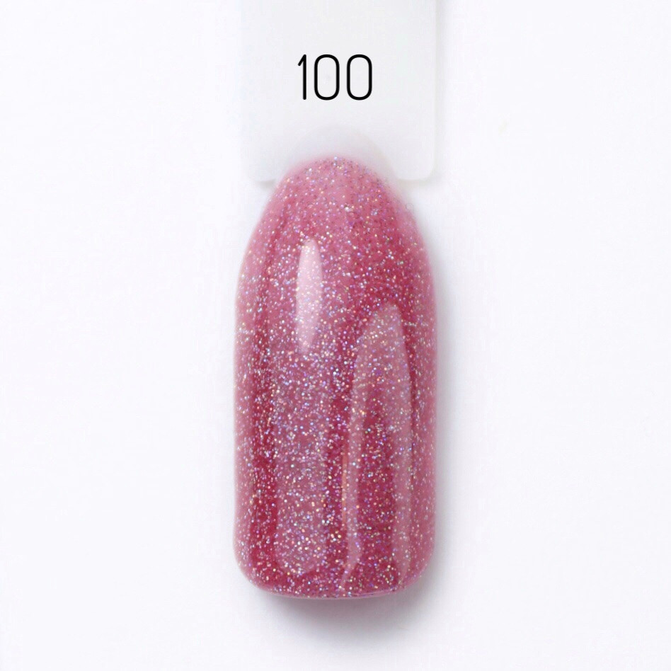 Гель-лак для нігтів Bravo No100 Райдужний рожевий Rainbow pink 10 мл