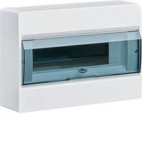 Щит на 10 модулів накладний із прозорими дверима Hager Cosmos VD110TD