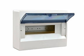 Щит на 18 модулів накладної з прозорими дверима Hager Cosmos VD118TD, фото 2