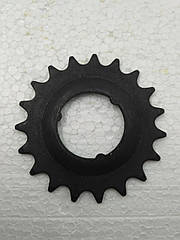 Задня зірка під роликову втулку 19з. чорна