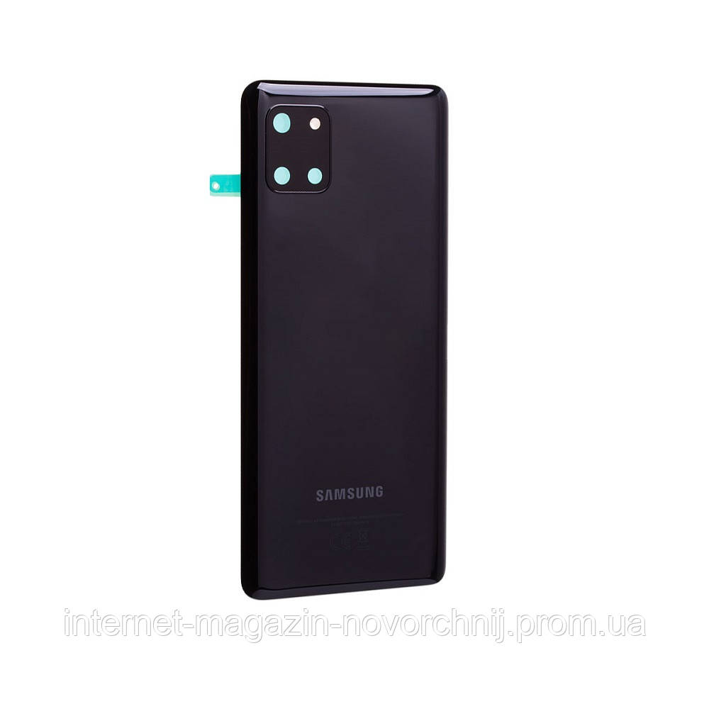 Кришка задня Samsung Note 10 Lite N770 Чорна Black GH82-21972A оригінал!