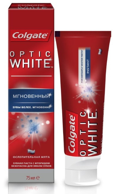 Паста Colgate Optic White 75 мл Миттєвий