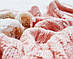 Плед в'язаний Ohaina коси 220x200 Peach Pink, фото 4