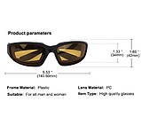 Спортивні захисні антиблікові окуляри з ущільнювачем Жовтий, фото 4