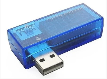 USB тестер вольт и ампер "Charger Doctor" угловой Синий - фото 3 - id-p1201120953