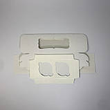 Коробка для капкейків (2 шт), 170*85*90 мм, з вікном, біла, фото 6
