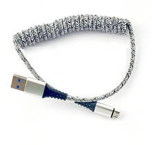 Кабель Husky Metall micro USB Серый