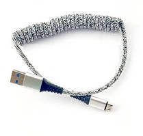 Кабель Husky Metall micro USB Сірий