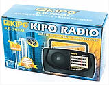 Радіоприймач аналоговий Kipo KB-308AC 220В Чорний, фото 2