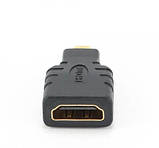 Перехідник HDMI-micro HDMI Чорний, фото 2