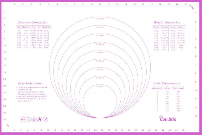 Силіконовий килимок 40*60 см Con Brio CB-676
