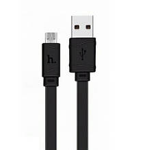 Кабель Hoco X5 BAMBOO micro USB длина 1 метр Черный
