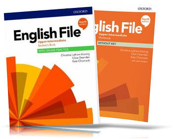 Комплект English File Fourth Edition Upper-Intermediate Student's book + Workbook / Підручник+ Зошит з английської мови