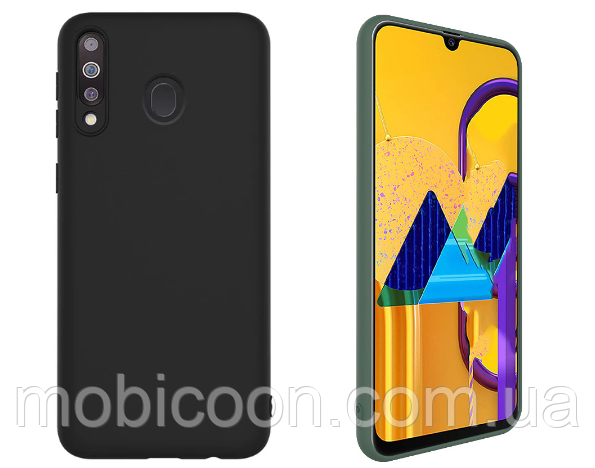 Чохол Silicon Case для Samsung Galaxy M30 М305 чорний (Самсунг М30)