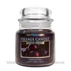 Арома свічка Village Candle Пачулі зливу (час горіння до 105 год)